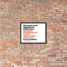 Load image into Gallery viewer, Framed Mandela poster