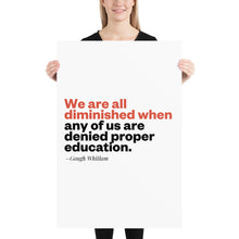 Load image into Gallery viewer, Gough - Education Poster