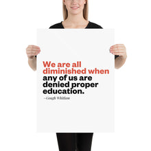 Load image into Gallery viewer, Gough - Education Poster