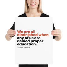 Load image into Gallery viewer, Gough - Education Poster