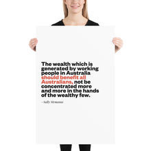 Load image into Gallery viewer, Wealth Sally Mcmanus Poster