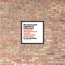 Load image into Gallery viewer, Framed Mandela poster