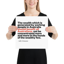 Load image into Gallery viewer, Wealth Sally Mcmanus Poster