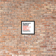 Load image into Gallery viewer, Framed Mandela poster