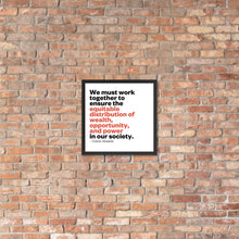 Load image into Gallery viewer, Framed Mandela poster