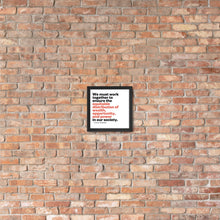 Load image into Gallery viewer, Framed Mandela poster