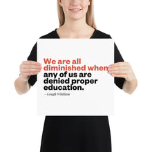 Load image into Gallery viewer, Gough - Education Poster
