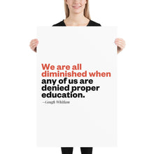 Load image into Gallery viewer, Gough - Education Poster
