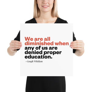 Gough - Education Poster